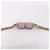 Collier Hermès Charnière PM en or rose et cuir Doré  - vue 4