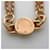 Collier Hermès Charnière PM en or rose et cuir Doré  - vue 8