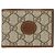 Billetera bifold beige Gucci Interlocking G