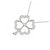Tiffany & Co Collana Quadrifoglio Tiffany in Platino e Diamante - vista 3