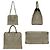 Borsa a mano 2 in 1 in pelle Saffiano beige di Prada - vista 3