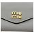 Billetera plegable Miu Miu Castaño - vista 10
