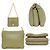 Borsa a Spalla Goya Puffer Loewe Verde Cachi - vista 3