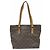 Borsa Tote Cabas Piano Monogram Louis Vuitton Marrone Monogramma