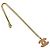 Collana a catena con motivo Coco Mark GP e strass CHANEL Rosa D'oro - vista 4