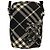 Borsa a spalla a quadri nera classica Burberry Nero - vista 4