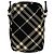 Borsa a spalla a quadri nera classica Burberry Nero - vista 6