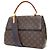 Bolso Louis Vuitton Monogram Cluny BB Castaño Burdeos Azul marino