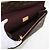 Bolso Louis Vuitton Monogram Cluny BB Castaño Burdeos Azul marino - vista 5