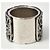 Anello in gunmetal con strass e perle Chanel Coco Mark Metallico - vista 4