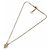 Collana Choker Placcata Oro Christian Dior D'oro - vista 3