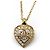 Set di collana e orecchini placcati oro Christian Dior D'oro - vista 4