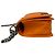Borsa a Spalla Pochette Chanel Boy in Pelle con il Logo Coco Arancione - vista 5