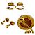 Orecchini a clip placcati in oro Chanel Coco Mark D'oro - vista 3