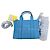 Marc Jacobs The Tote Bag Blau Grained Leder Medium