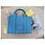Marc Jacobs The Tote Bag Blau Grained Leder Medium - Ansicht 2