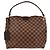 Borsa a Mano Graceful Damier PM Louis Vuitton Marrone