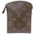 POCHETTE SEGRETA VINTAGE LOUIS VUITTON TOILE MONOGRAM PORTA MONETE PICCOLA Marrone - vista 2