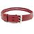 VINTAGE GUCCI ROTER GEWOBENER LEDGÜRTEL T75 SILBERNE SCHNALLE