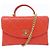 NUOVA BORSA A MANO CHANEL COCO HANDLE IN PELLE CORALLO Arancione