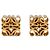 Brincos Loewe em prata 925 dourada