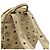 MCM Visetos beschichteter Canvas-Rucksack Braun Beige - Ansicht 4
