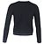 Tory Burch Kendra Knopf-Down Logo Cardigan aus schwarzer Wolle - Ansicht 3