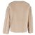 Beige Wolljacke mit Grosgrain-Besatz von Max Mara - Ansicht 3