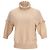 Maglione in cashmere beige con maniche a metà e volant Chloé Nero