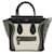 Céline Bolsa Celine Luggage Micro Shopper em couro de python Branco  - vista 1