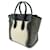 Céline Bolsa Celine Luggage Micro Shopper em couro de python Branco  - vista 2