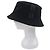 Cappello bucket in cotone Hermès Fred H Stripe58 Nero - vista 4