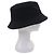 Cappello bucket in cotone Hermès Fred H Stripe58 Nero - vista 6