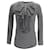 Maglione grigio in lana con dettagli a volant Balmain  - vista 1