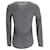 Maglione grigio in lana con dettagli a volant Balmain  - vista 3