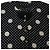 Vestido Mini con Estampado Daisy en Seda Negra de Saint Laurent Negro - vista 5