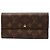 Portafoglio Lungo Sarah Monogramma Louis Vuitton Marrone