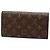 Portafoglio Lungo Sarah Monogramma Louis Vuitton Marrone - vista 2