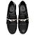 Hermès Kalbsleder Fransen Loafers mit Nieten - Größe 7 / 37 Schwarz - Ansicht 5