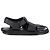 I sandali Fisherman in pelle nera di The Row