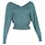 Isabel Marant V-Ausschnitt Pullover aus grüner Wolle