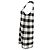Abito Mini Gingham Dior in Lana Bianca Bianco - vista 2