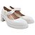Dior Zapatos D-Doll en cuero blanco Crudo - vista 4