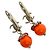 Orecchini Chanel Coco Mark Fiore Coccinella Argento Metallico - vista 5