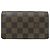 Cartera Bifold de PVC Damier Louis Vuitton Castaño Damier ebene
