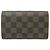 Cartera Bifold de PVC Damier Louis Vuitton Castaño Damier ebene - vista 2