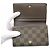 Cartera Bifold de PVC Damier Louis Vuitton Castaño Damier ebene - vista 3