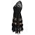 Abito mini a maniche lunghe in poliamide nera con pizzo di Elie Saab Nero - vista 2