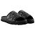 Teddy Bare Vintage Slides - Zadig & Voltaire - Leder - Schwarz - Ansicht 2