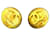 Orecchini Chanel Coco Mark D'oro Metallico  - vista 1